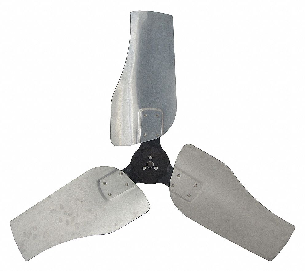 BLADE PROPELLER, 36 IN PROPELLER DIAMETER, ⅝ IN BORE DIAMETER, 3 BLADES, ALUMINUM