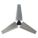 BLADE PROPELLER, 42 IN PROPELLER DIAMETER, ⅝ IN BORE DIAMETER, 3 BLADES, ALUMINUM