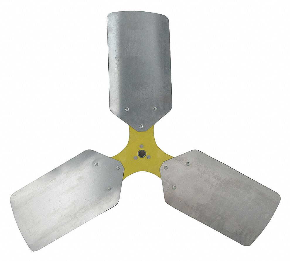 BLADE PROPELLER, 30 IN PROPELLER DIAMETER, ⅝ IN BORE DIAMETER, 3 BLADES, ALUMINUM