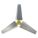 BLADE PROPELLER, 42 IN PROPELLER DIAMETER, ⅝ IN BORE DIAMETER, 3 BLADES, ALUMINUM