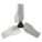 BLADE PROPELLER, 36 IN PROPELLER DIAMETER, ⅝ IN BORE DIAMETER, 3 BLADES, ALUMINUM