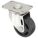 CORROSION & HEAT-RESISTANT NSF-LISTED SANITARY PLATE CASTER, 3 IN WHEEL DIA, 200 LB