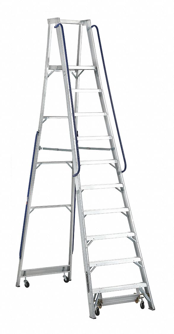 33J645 - Platform Stepladder 10 ft. Aluminum IA