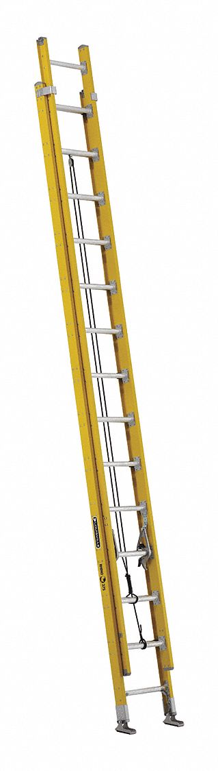 28 ft Fiberglass Multipurpose Ladder, 375 lb Load Capacity - Grainger