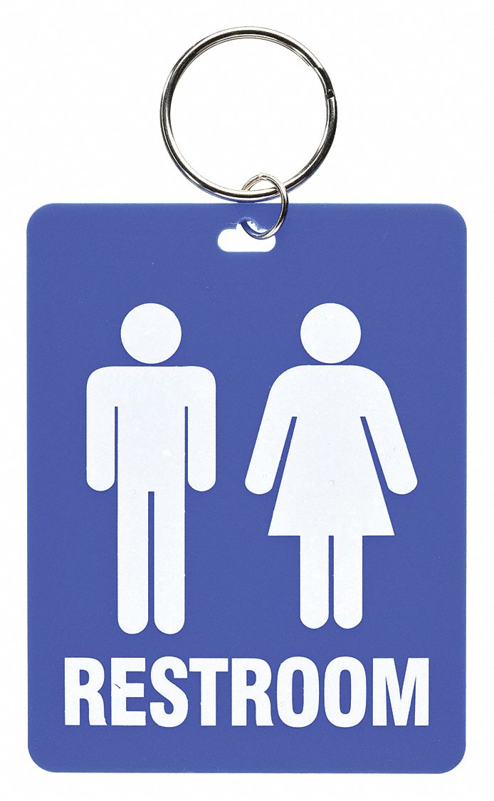 RESTROOM KEY TAG,COMBINATION