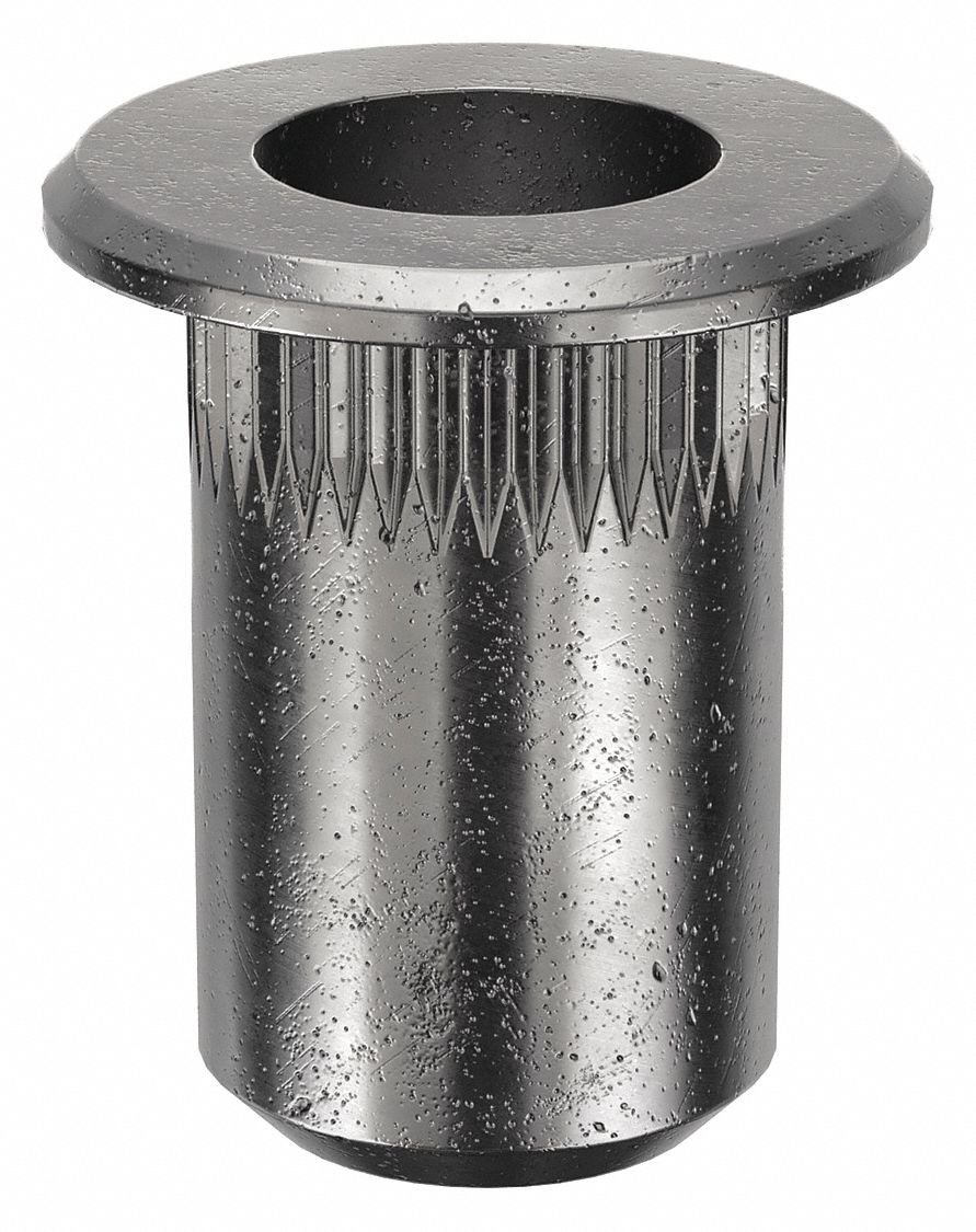 AVK, Steel, Knurled, Rivet Nut 33JF53ALS4T83280B Grainger