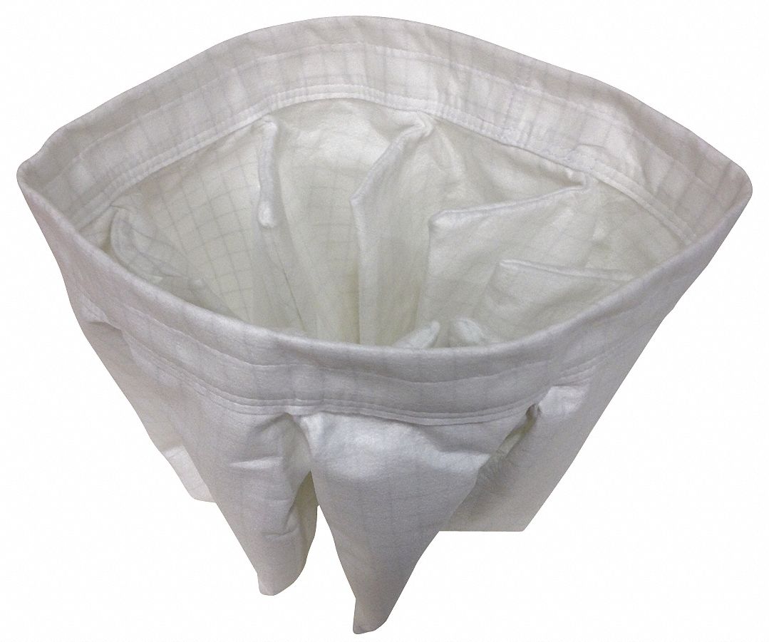 NILFISK Sleeve Filter, Cloth, Standard Filtration Type, For Vacuum Type