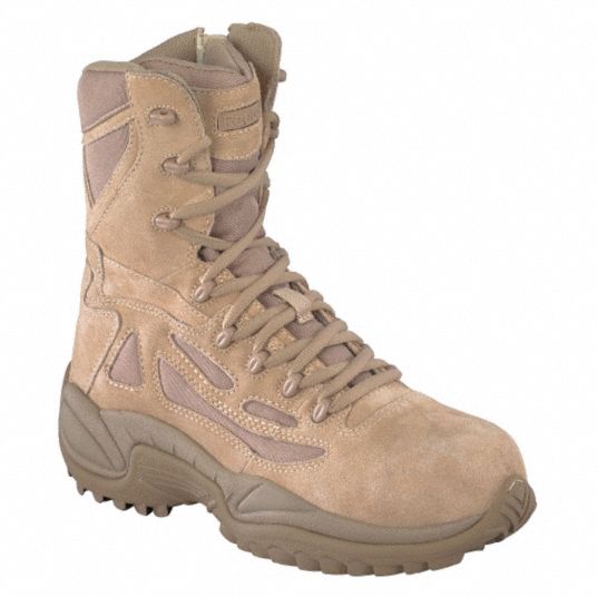 REEBOK Plain Tan Military Boots 33JL32 RB8895 Grainger