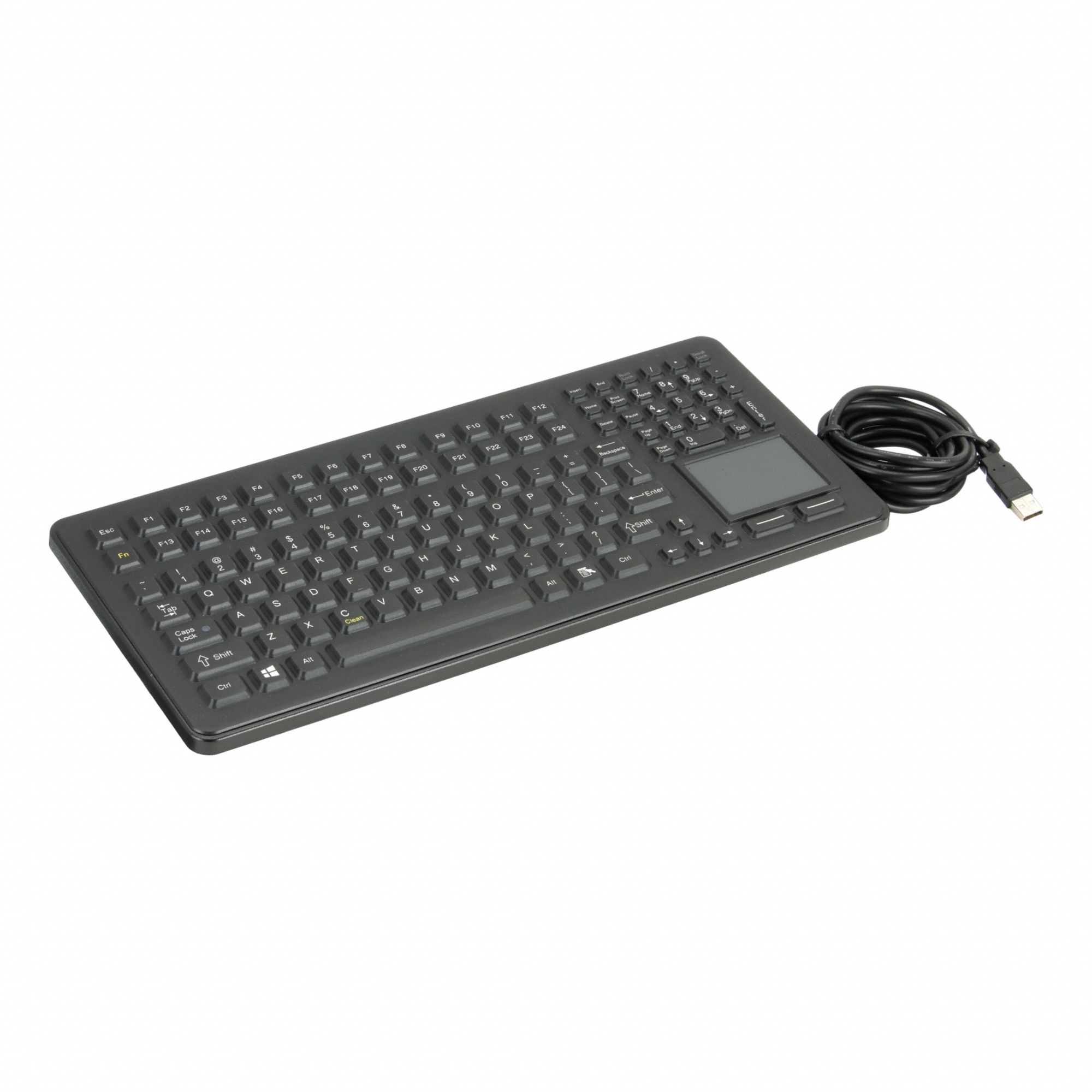 KEYBOARD,CORDED,USB,BLACK,10 FT CORD L