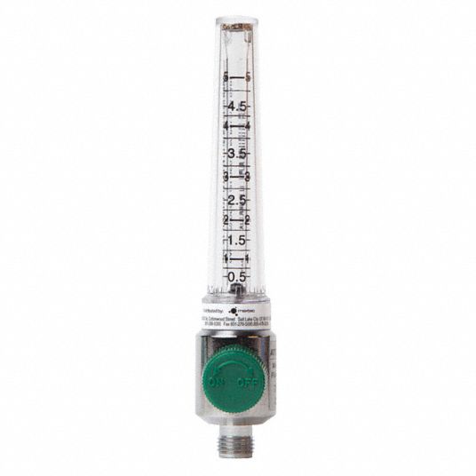 MAXTEC Flow Meter: Green, Up to 5Lpm, Std DISS