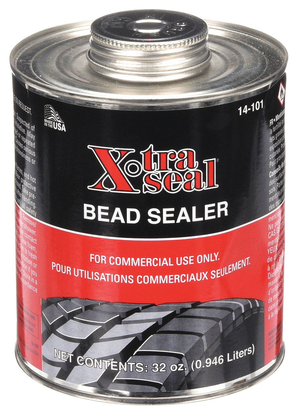 XTRA SEAL Bead Sealer: Bead Sealer, Tire Mounting, 32 oz Container Size,  Liquid, Can, Bead Sealer