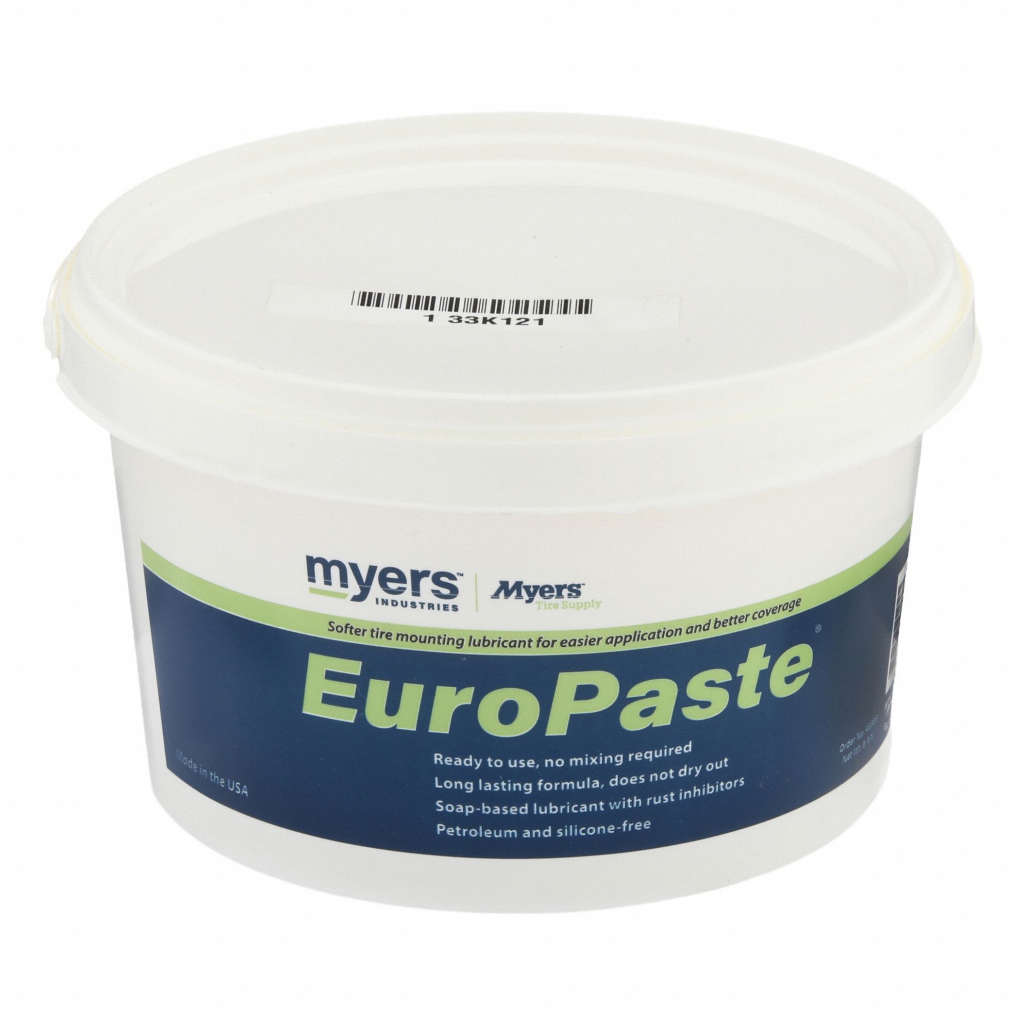Tire Lubricant: Tire Installation Lubricants, 8 lb Container Size, Paste, Pail