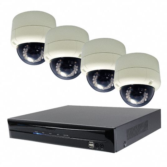 NVR Kit Package,4CH,4xIP300 - Grainger