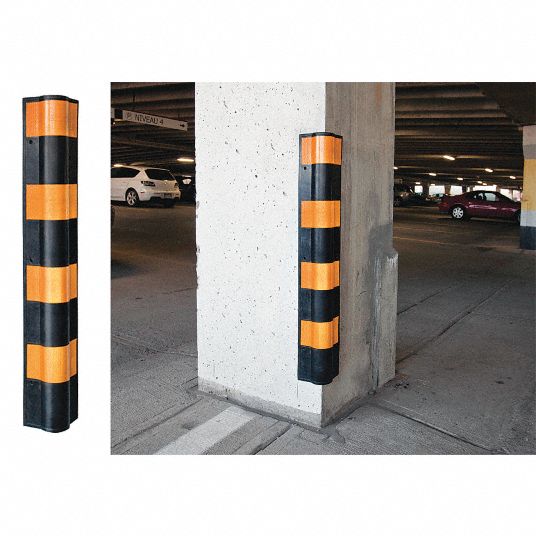 Rubber, Round Shape, Corner Guard - 33K178|5874589 - Grainger