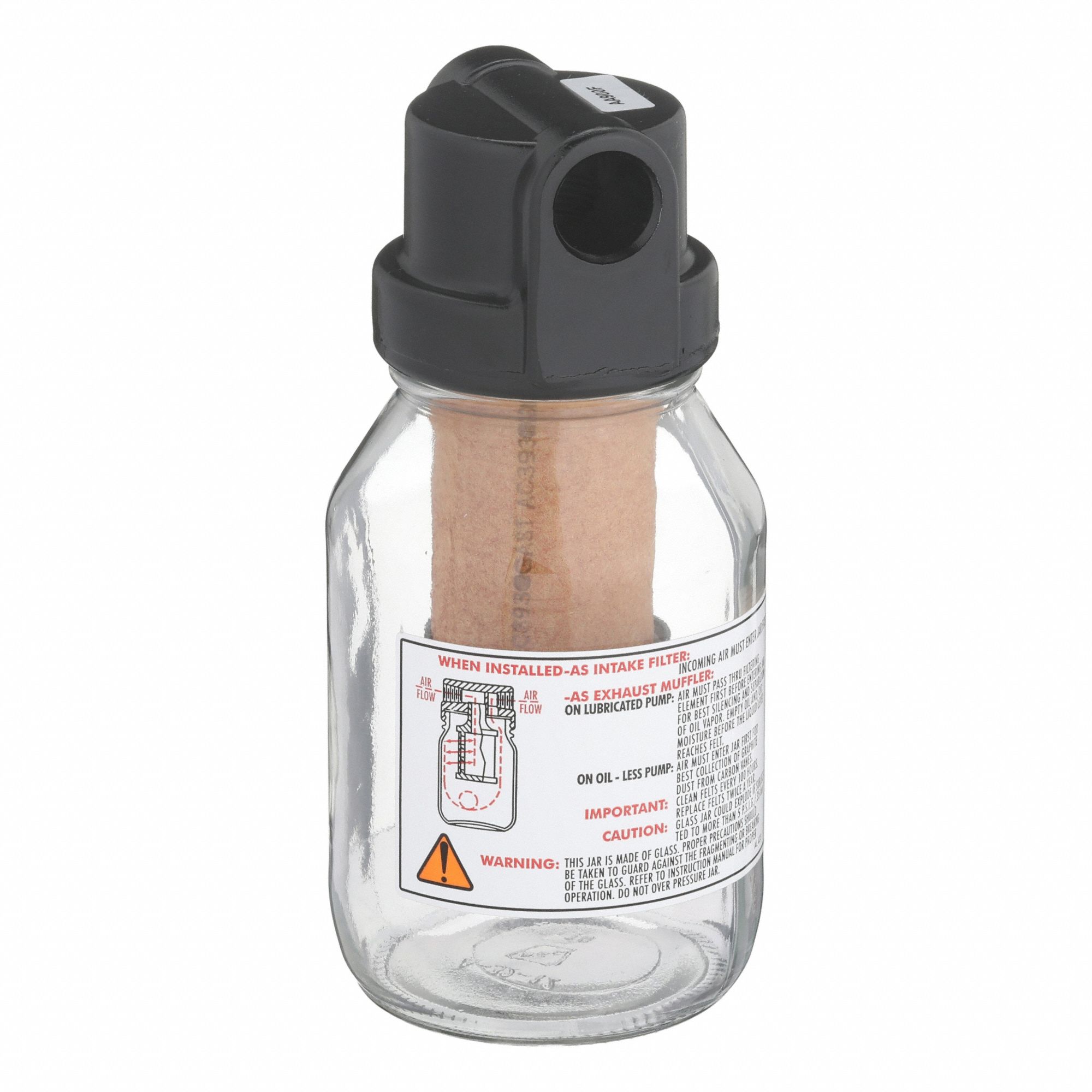 Muffler: 33K875/33K879 Compatible with Grainger Part #, Muffler, Mfr Part # AA900F