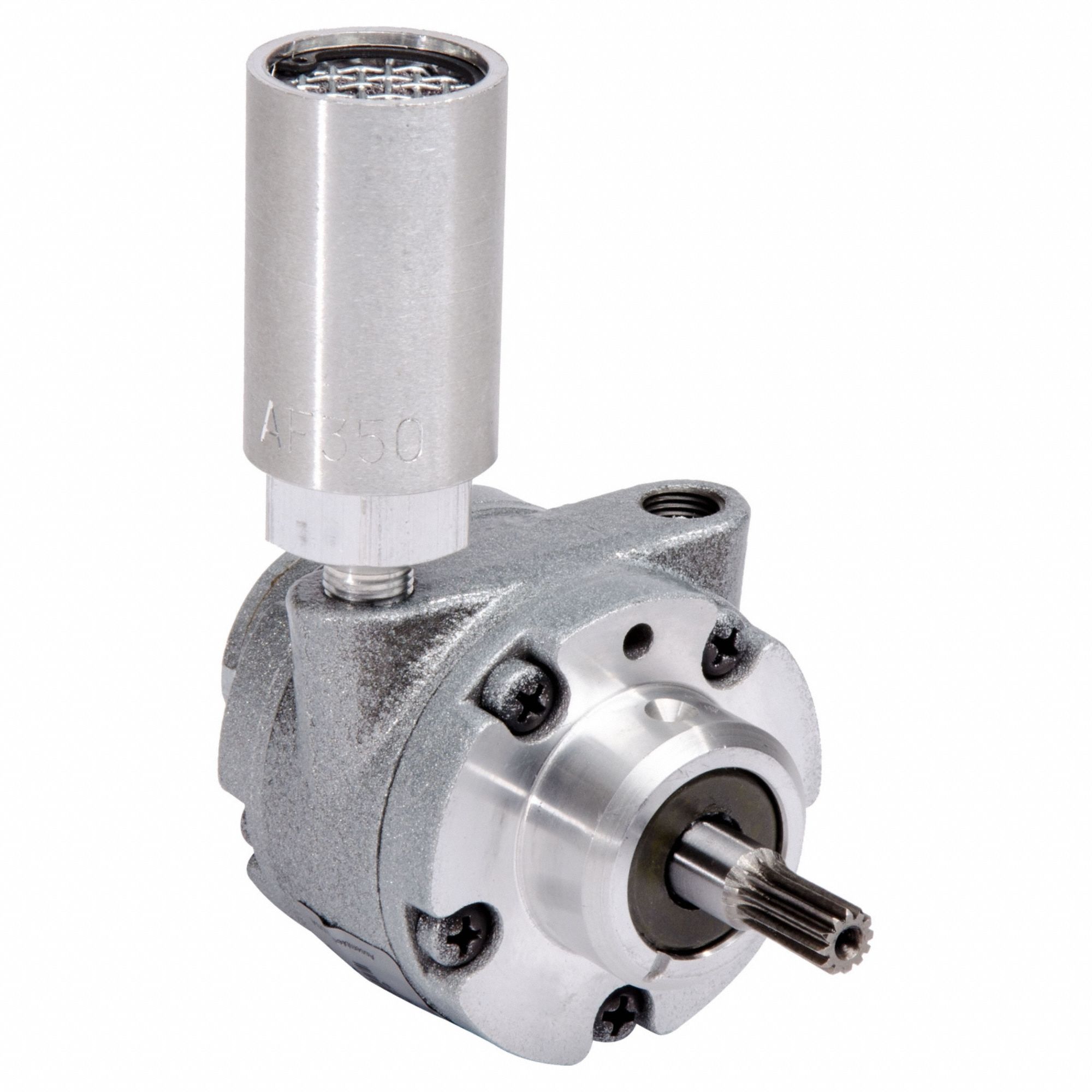 Air Motor: 0.38 hp, 2.7 in-lb Torque, 10, 000 RPM, 22 cfm, Hub, 1/8 in NPT, CW/CCW, Cast Iron