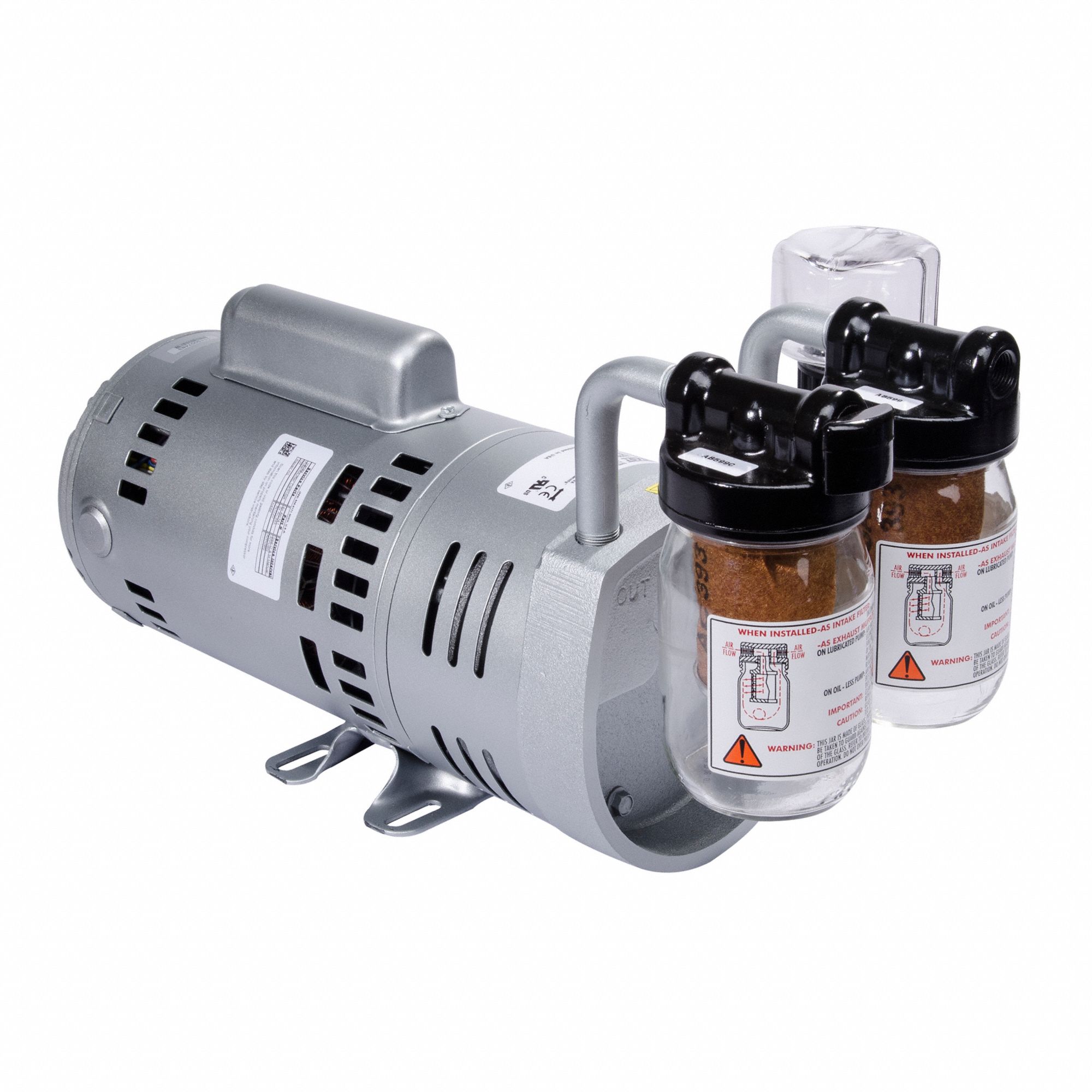 GAST, 0.75 hp, 1 Phase, Vacuum Pump 33K8501023V2G608NEX Grainger