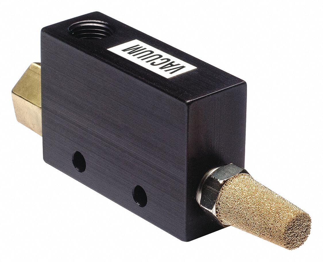 GAST Vacuum Ejector,Single Unit with 1/8 in NPT Pressure Port Size and