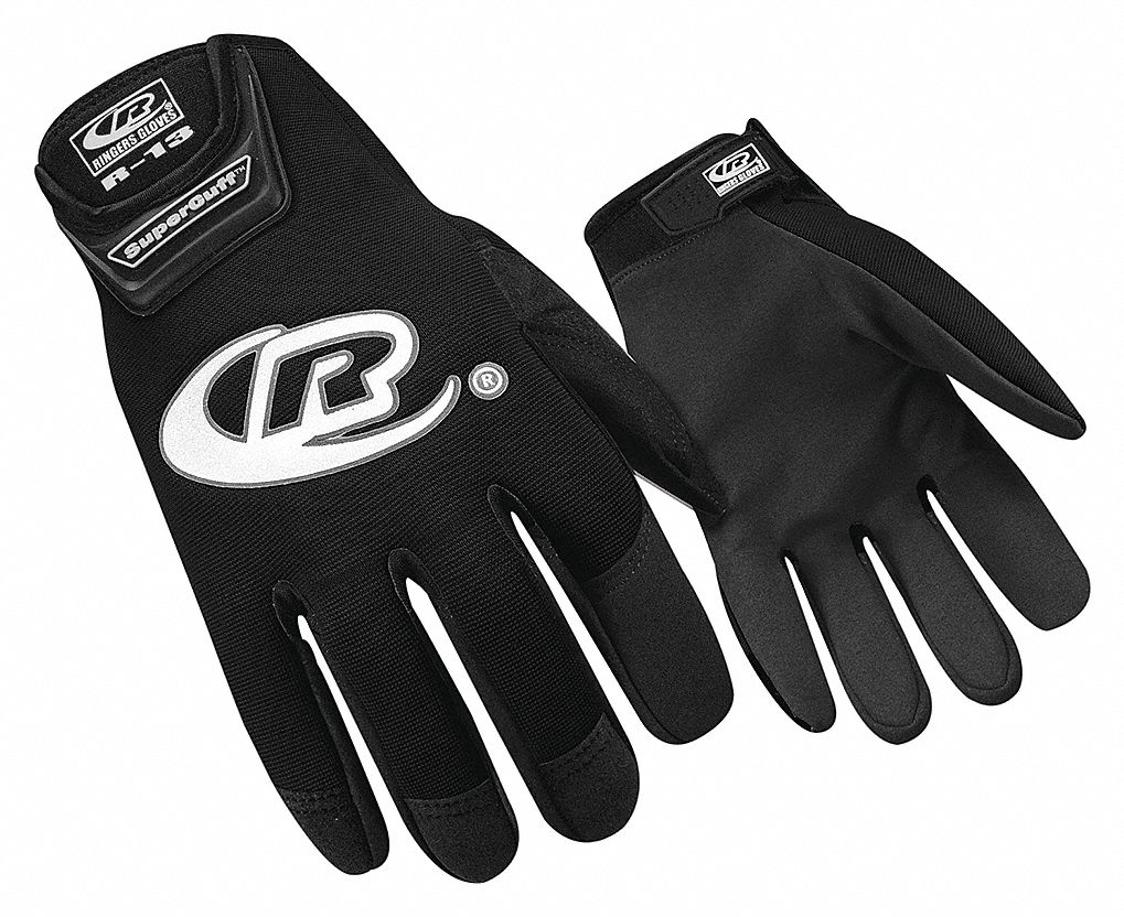 RINGERS GLOVES MECHANICS GLOVES 2XL 12 FULL FINGER SYNTHETIC