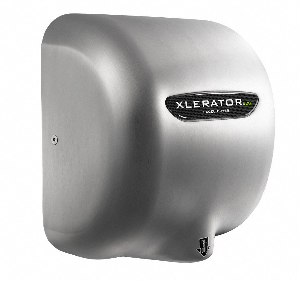 XLERATORECO Stainless Steel, Fixed Nozzle, Automatic, Hand Dryer, 110