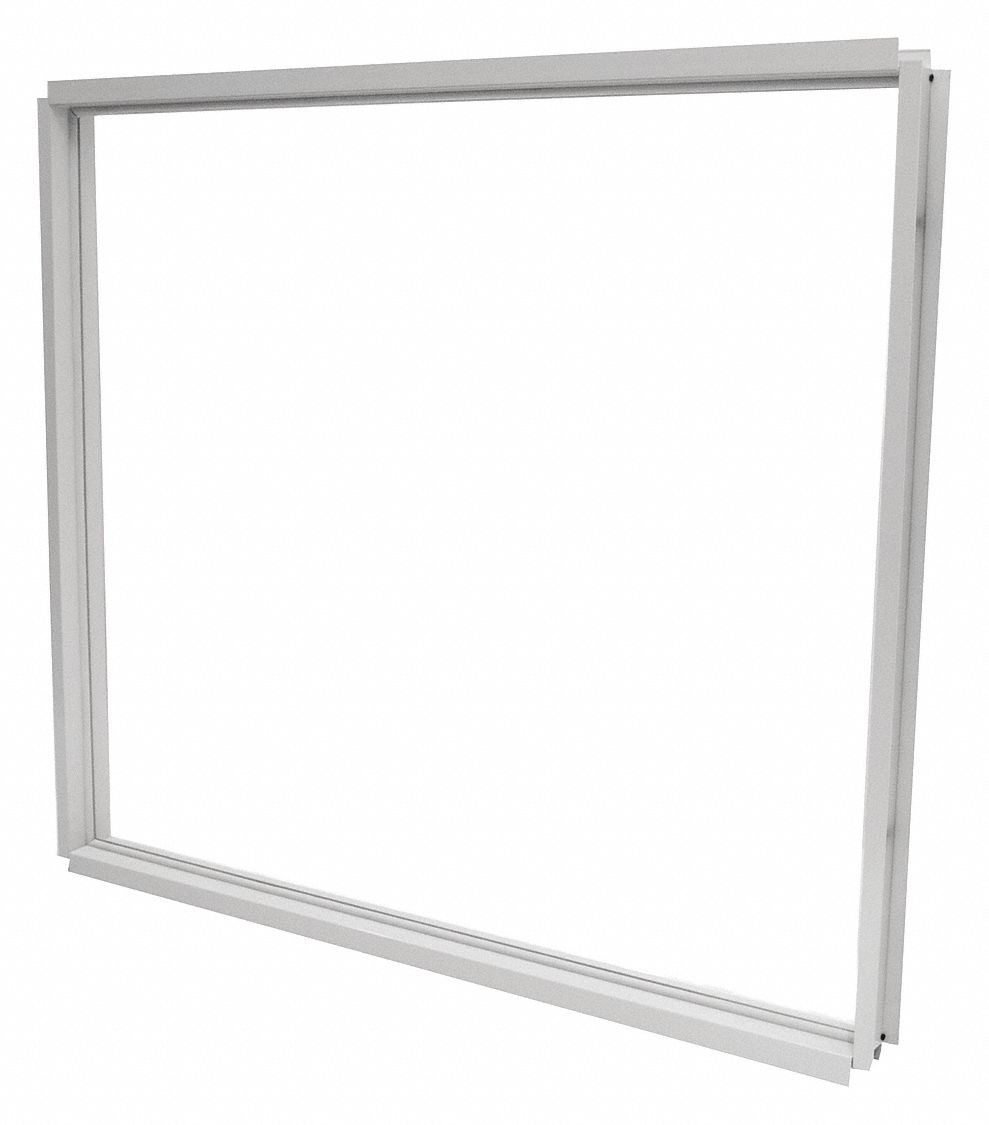 PORTA-FAB, 36 in x 48 in, In-Plant Office Window - 33KE43|FW-TEMP-G ...