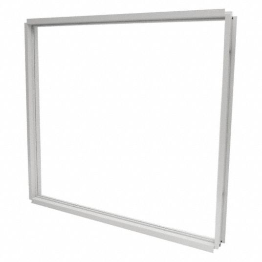 PORTA-FAB, 36 in x 48 in, In-Plant Office Window - 33KE43|FW-TEMP-G ...