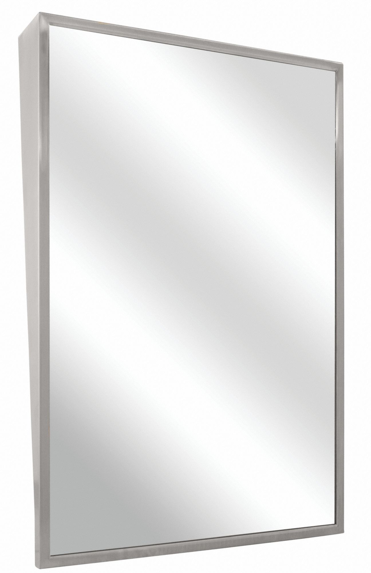 BRADLEY Fixed Tilted Mirror, Framed, Height (In.) 36 in, Width (In.) 18 in 33KK42740018360
