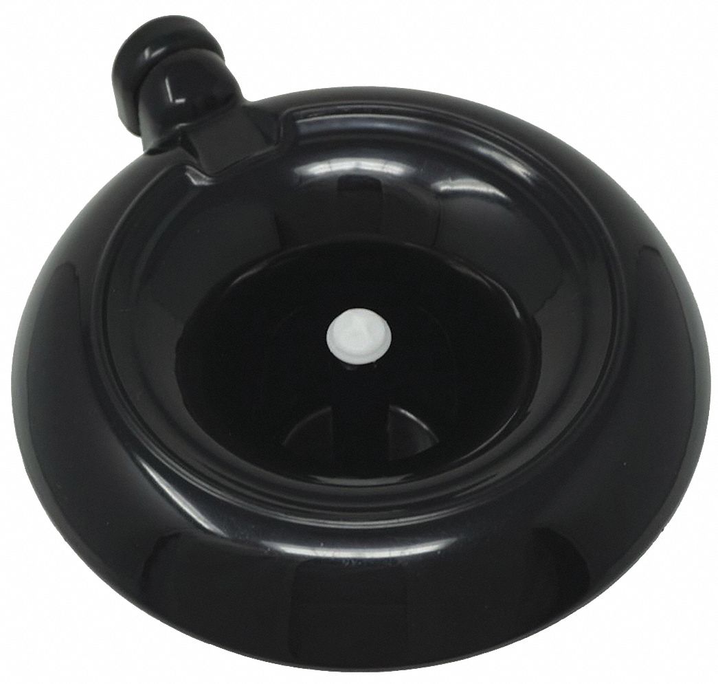 Water Guard Black Plastic H 5 in