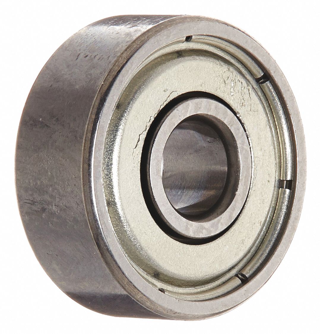 Skf Radial Ball Bearing, Double Shielded, 6mm Bore Dia., 19mm Outside