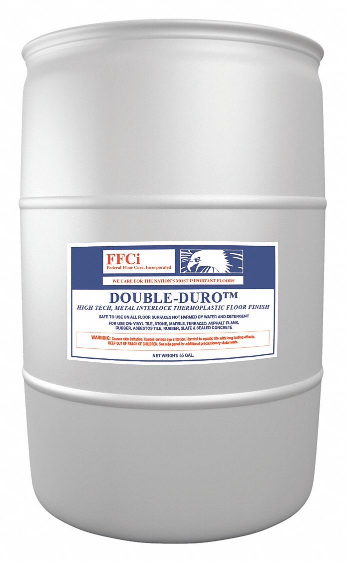 Floor Finishes & Sealers, 55 gal, Drum
