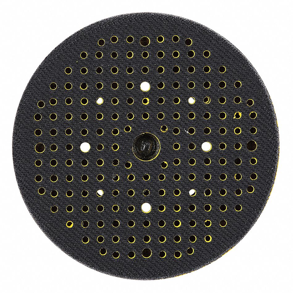 NORTON 6 in HookandLoop Disc Backup Pad, 5/16"24 Threaded Shaft Back