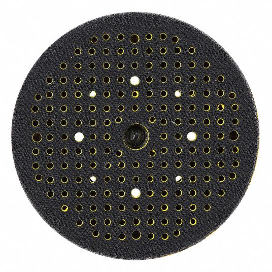 NORTON 6 in HookandLoop Disc Backup Pad, 5/16"24 Threaded Shaft Back Mount, 12,000 RPM Max