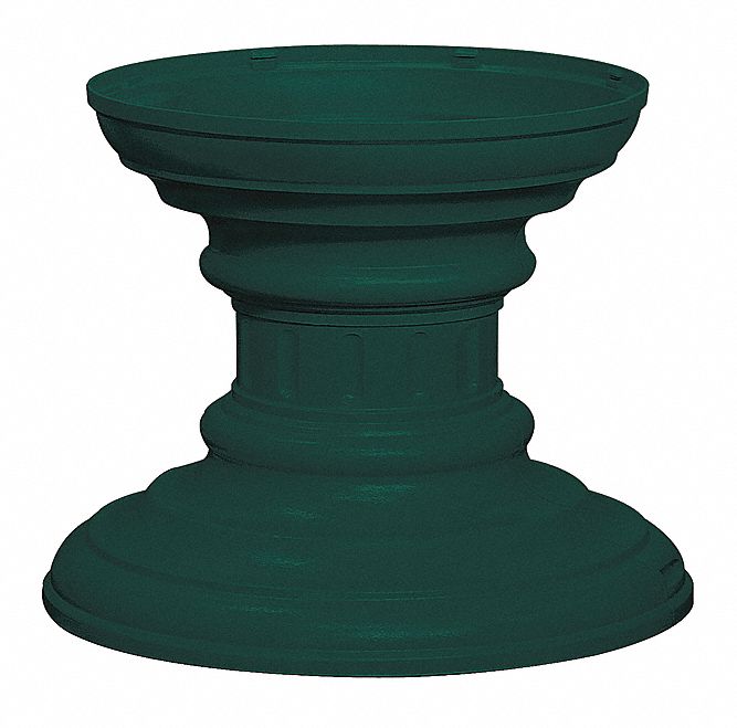 Cluster Box Unit Pedestal Green