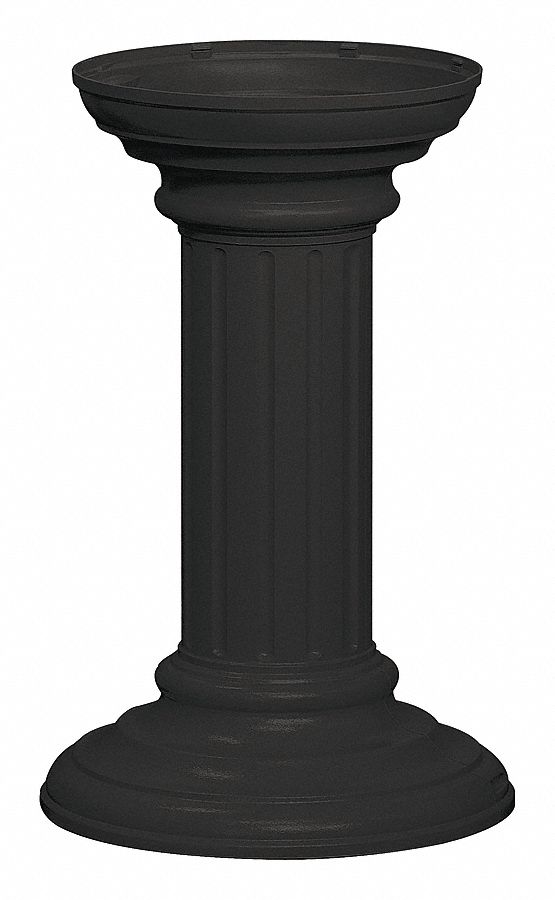 Cluster Box Unit Pedestal Black 17-3/4in