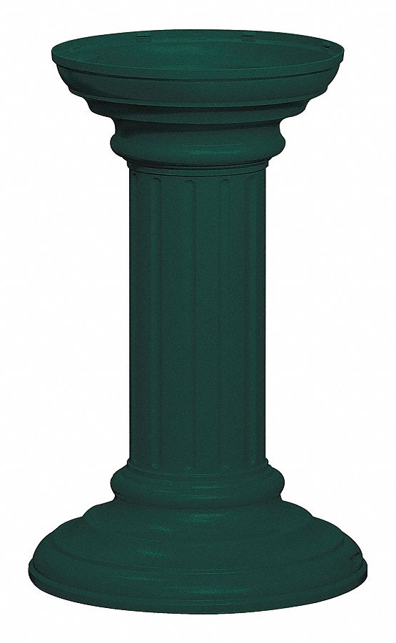 Cluster Box Unit Pedestal Green 17-3/4in