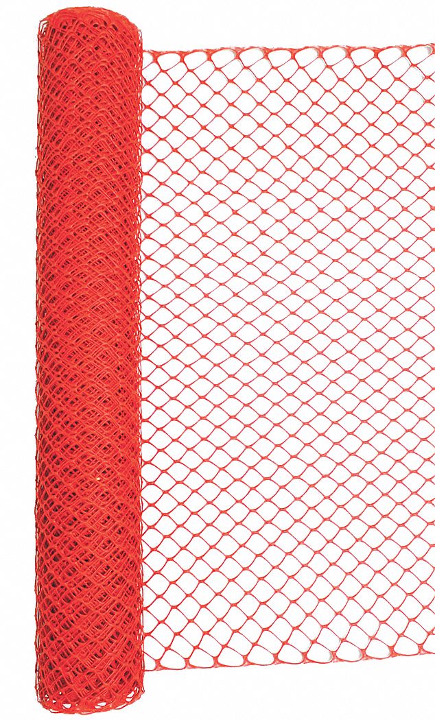 33L955 - Barrier Fence 4ft. H 50 ft L Orange