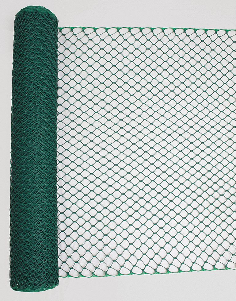 Grainger Approved Safety Fence 1 1 2 In X 1 3 4 In Mesh Size 4 Ft Height 50 Ft Length 33l958 33l958 Grainger