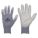 COATED GLOVES,PUR,NYLON,M,GREY,PR