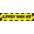 SKID-GARD FLOOR SIGN, VINYL, 24 IN WIDTH, 6 IN HEIGHT, YELLOW, ADHESIVE FLOOR