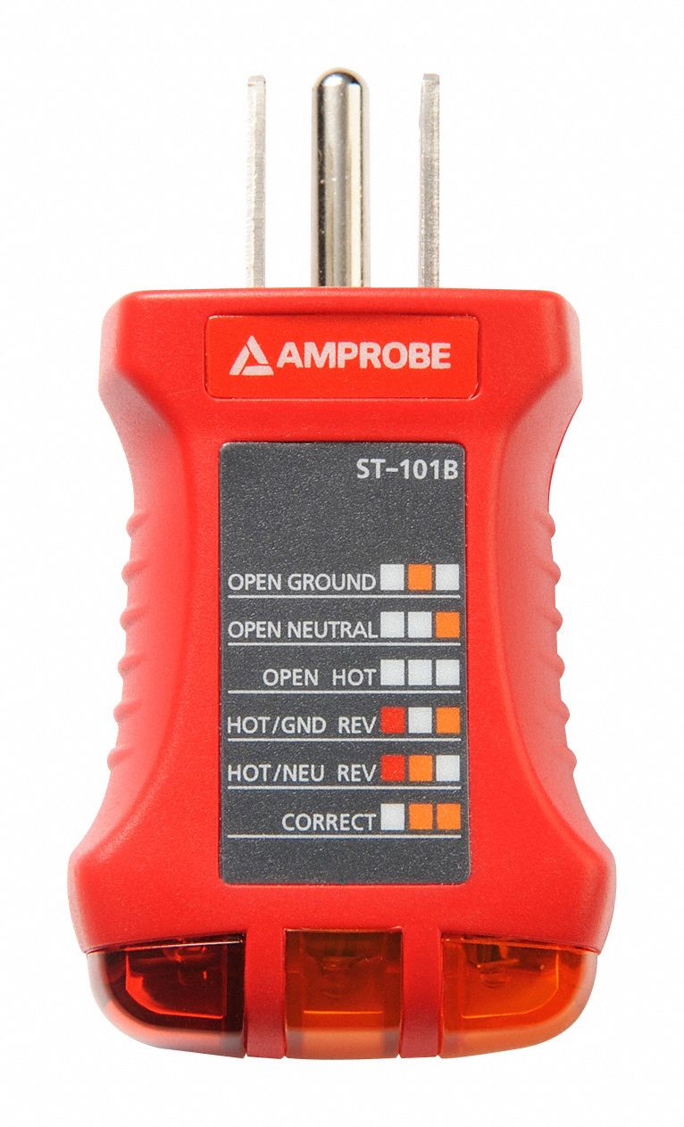 AMPROBE, Receptacle Testers, EasytoRead Light Indicators, Receptacle