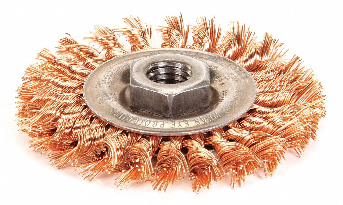 Twist Wire Wheel Brush Threaded Arbor