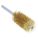 POWER TUBE BRUSH,3/4 D,BRASS,.006,