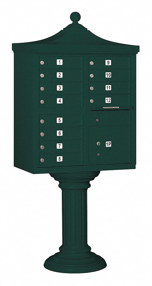 SALSBURY INDUSTRIES, USPS Access, 12 Doors, Regency Cluster Box Unit