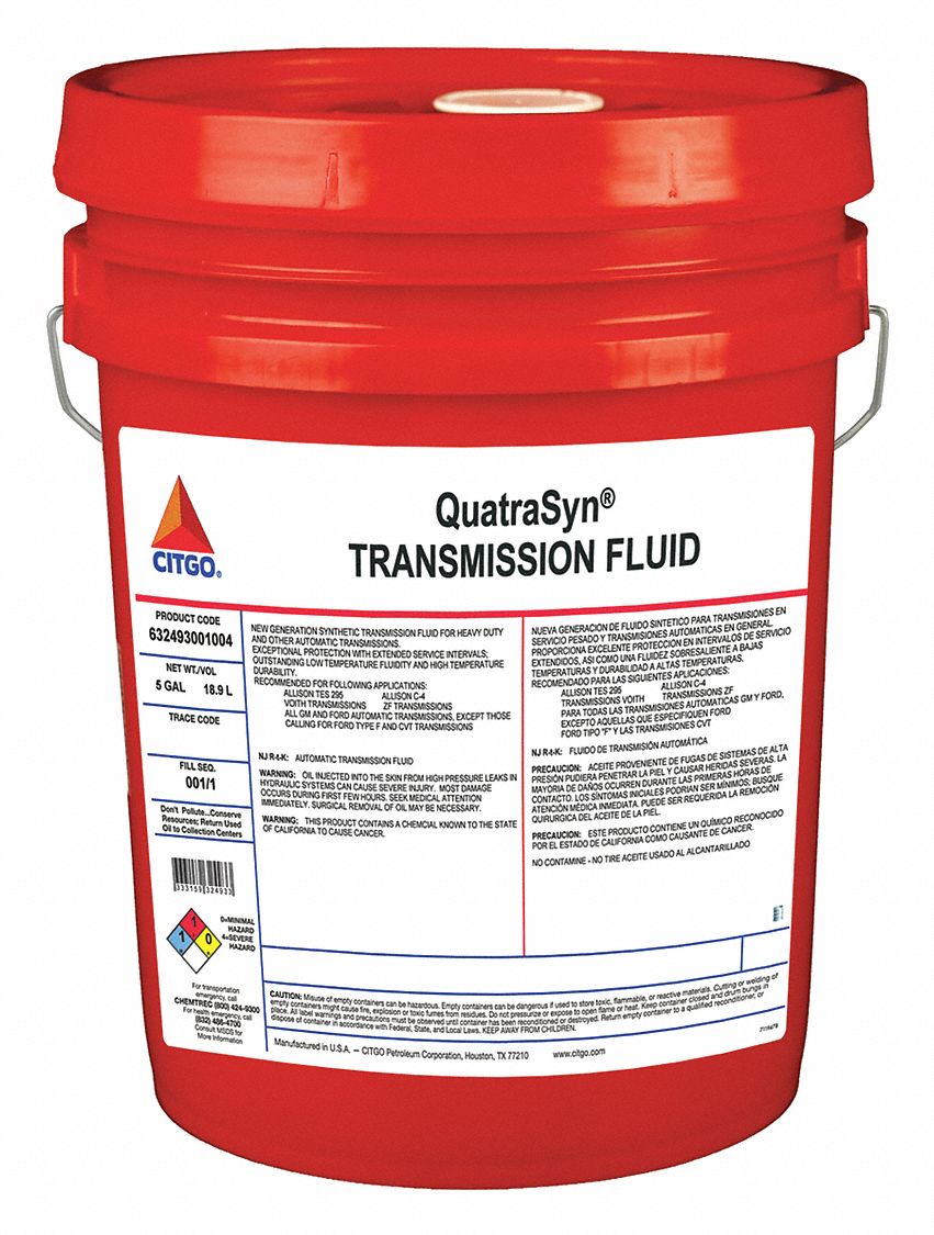 CITGO Transmission Fluid, Liquid, Pail, 5 gal. 33ME46632493001004