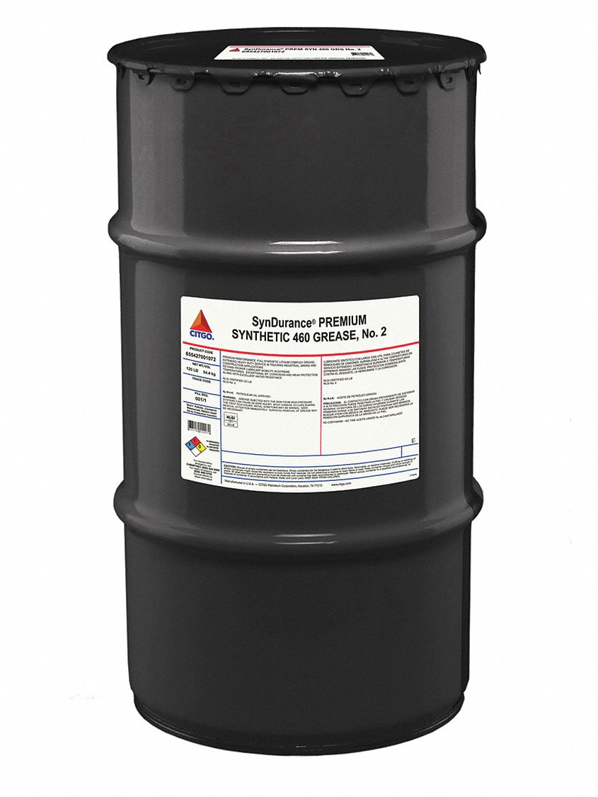 CITGO Green, Lithium Complex, Multipurpose Grease, 120 lb, 2 NLGI Grade