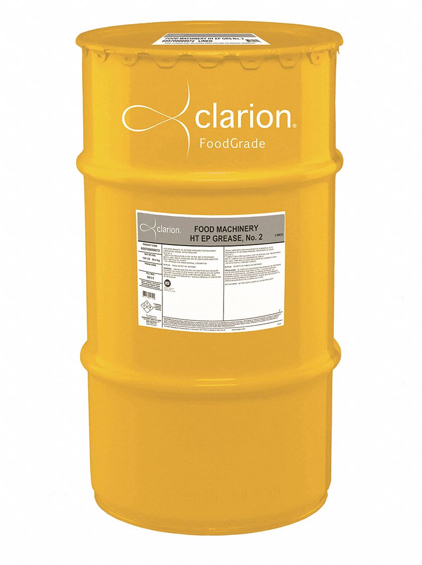 Clarion White Aluminum Complex Multipurpose Grease 120 Lb 2 Nlgi