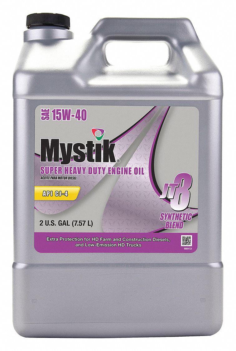 Synthetic Blend,  Diesel Engine Oil,  2 gal,  15W-40,  For Use With Diesel Engines