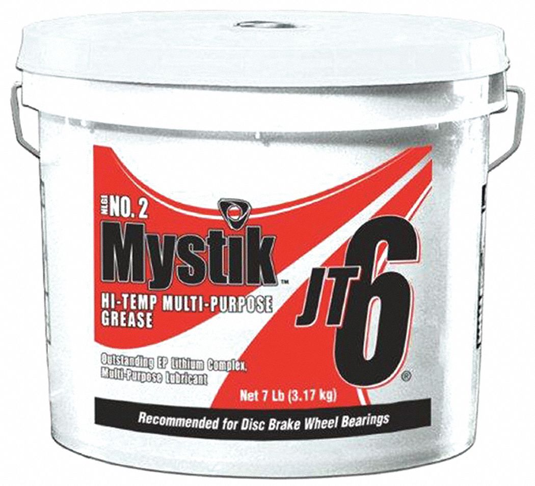 MYSTIK Red, Lithium Complex, High Temperature Grease, 7 lb, 2 NLGI