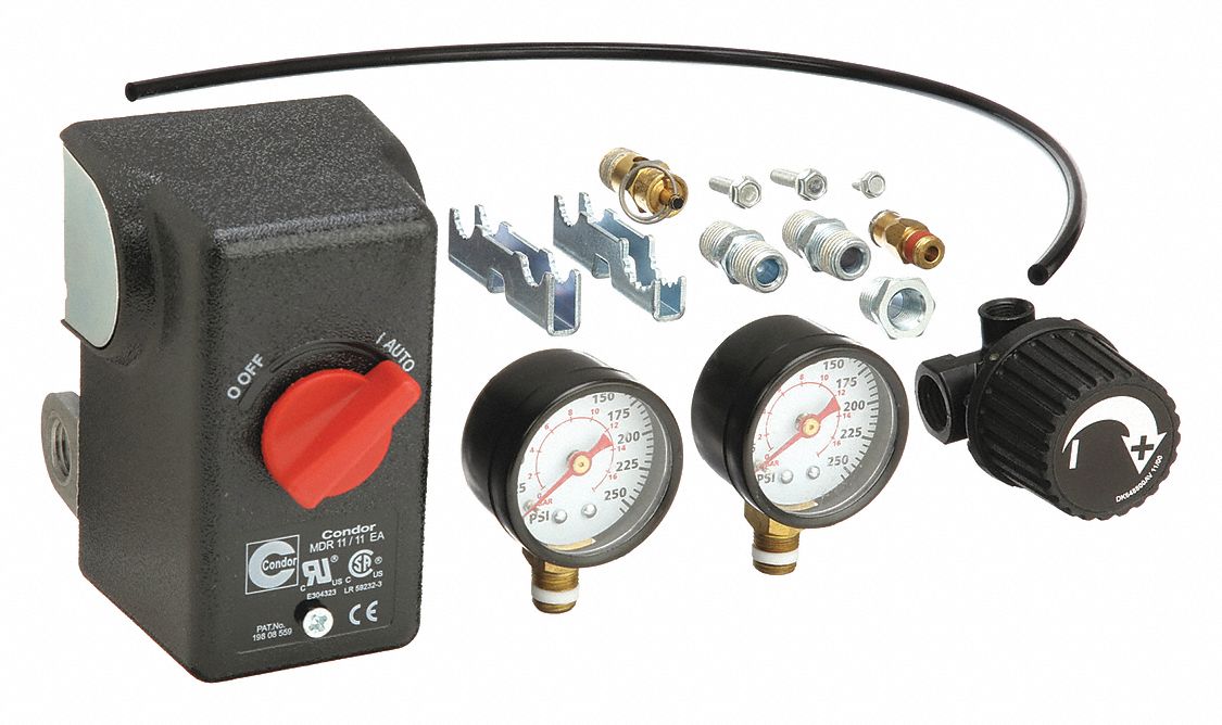 Speedaire Cw301300sj Pressure Switch Kit Pressure Switch Kit 33mh97cw301300sj Grainger 0474