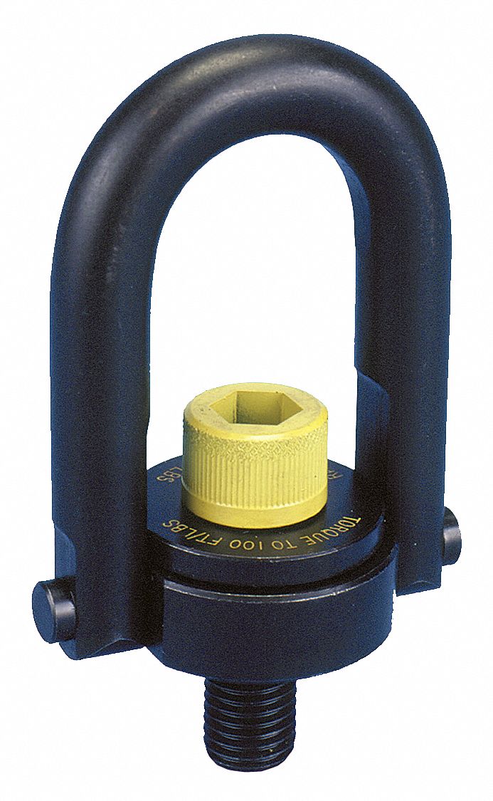 TECO ScrewOn Hoist Ring, 18 Thread Size, 10,000 lb Working Load